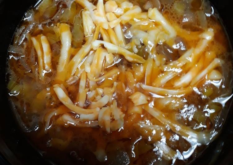 Cheddar Onion and Leek Soup