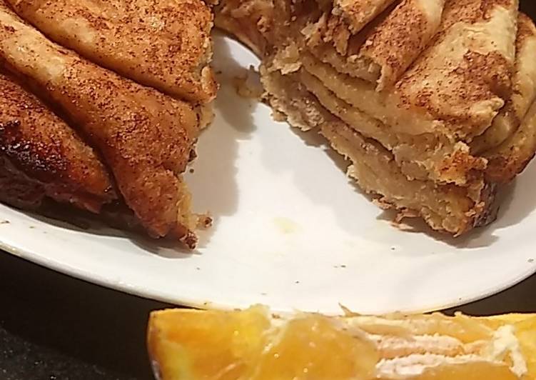 Folar de Olhão (Portuguese orange-cinnamon cake)