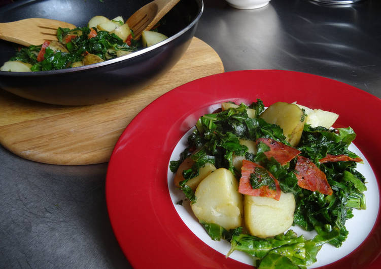 Kale, New Potato & Chorizo Salad