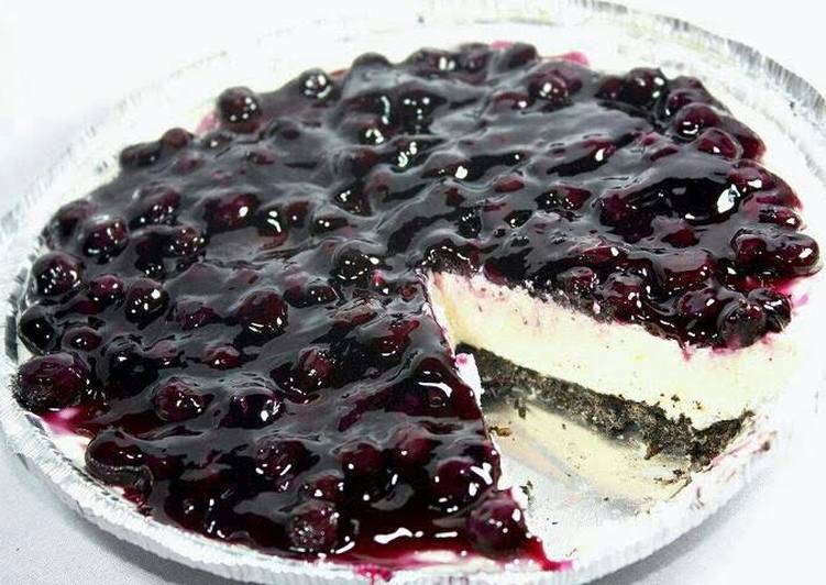 No bake Blueberry Cheesecake