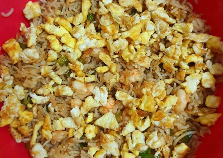 Egg shrimp (prawn)fried rice