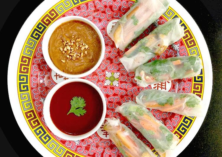 Vietnamese Style Vegetarian Spring Rolls