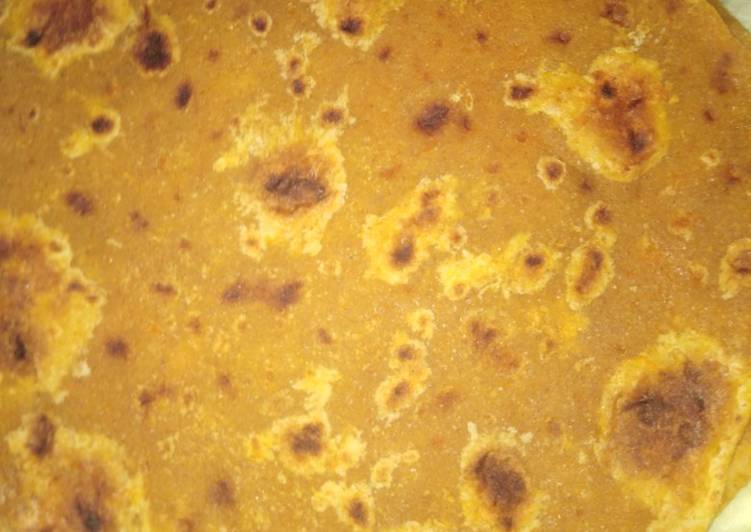 Pumpkin brown chapati