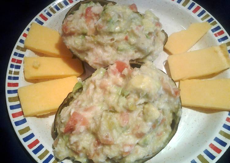 Avocado and crab salad