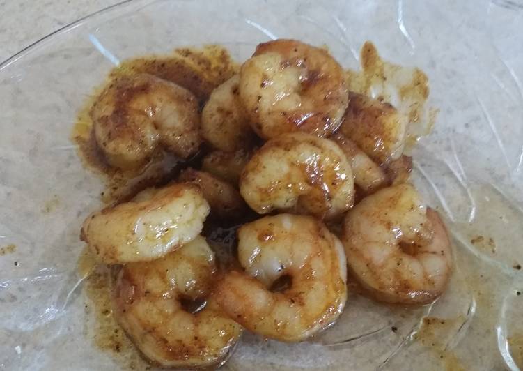 Cajun Teriyaki Garlic Shrimp