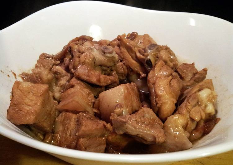 AMIEs CHICKEN and PORK ADOBO