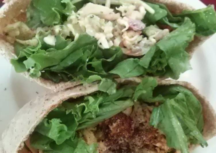 Dean's Simple Maryland Style Crab Crunch Salad Pita Pocket