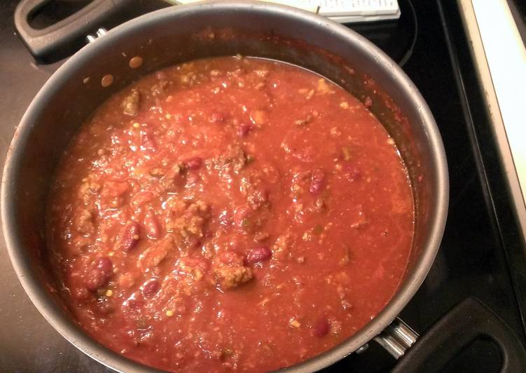 Beer & Italian Sausage Chili (Green's Meat Soup)