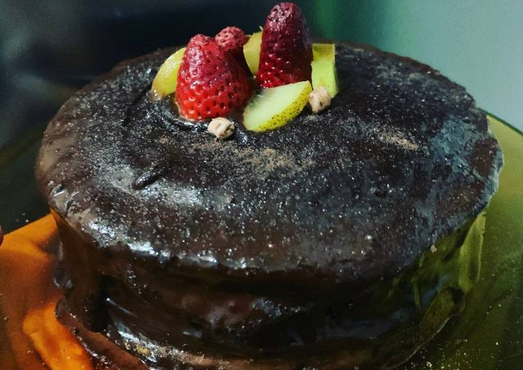 Tablea Cake Series: Dark Chocolate Ganache Cake Frosting