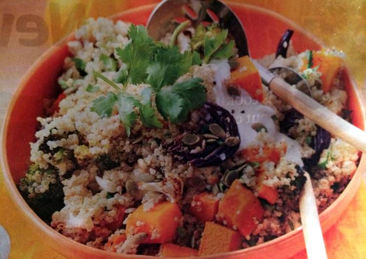 Dukkah-roasted Veggie Quinoa Salad