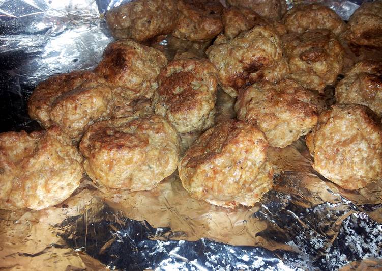 Easy chicken meatballs