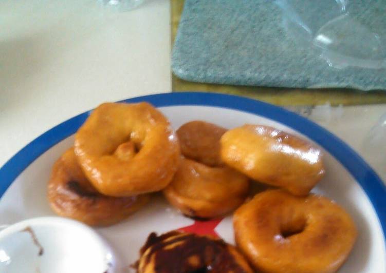 Donuts with glaze