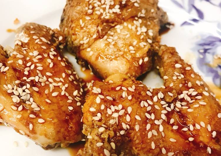 Non-fried Nagoya Style Sticky Chicken Wings