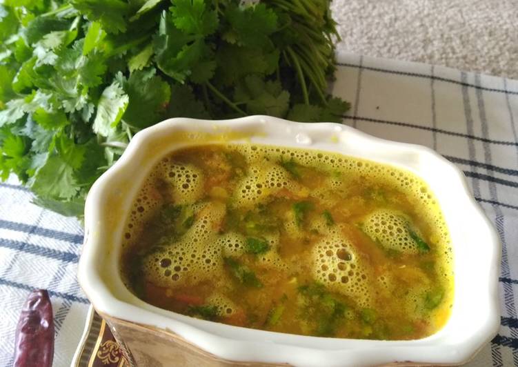 Lentil Cilantro Soup