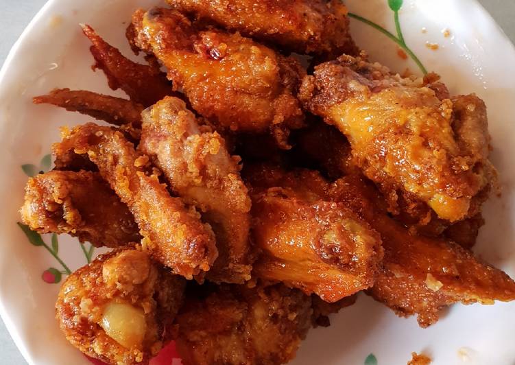 Simple fried wings#4weeks challenge #photography challenge