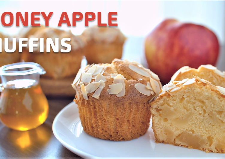 Honey and Apple Muffins 【Recipe Video】