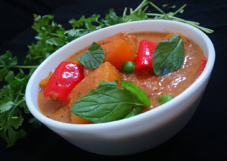 Restaurant style Red Thai Curry