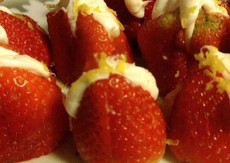 Sweet Stuffed Strawberries