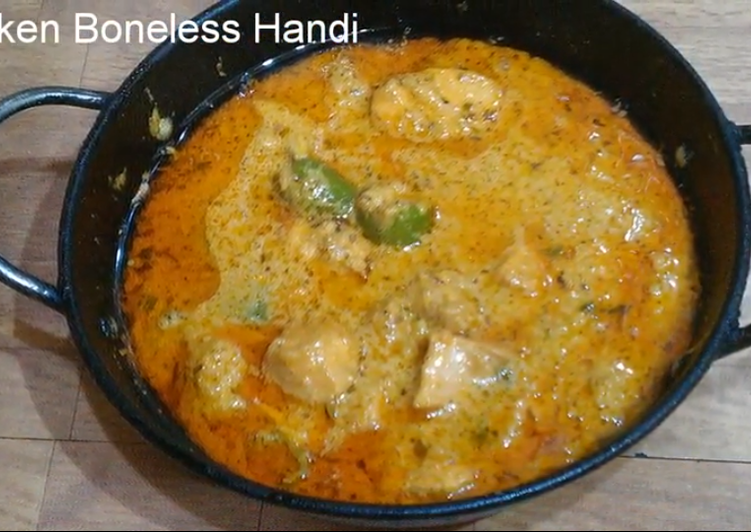 Chicken Boneless Handi
