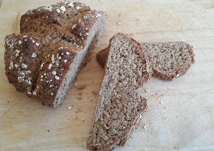 Quick "no waiting" wholemeal bread